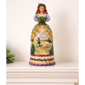 Jim Shore May The Road Rise Up To Meet You Angel Heartwood Creek C4007246 Damage